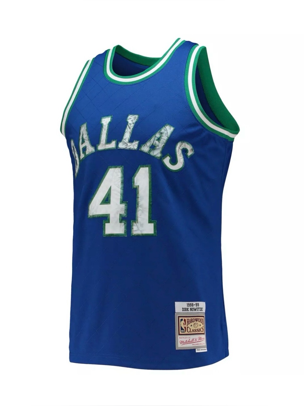 Mitchell & Ness Dirk Nowitzki Dallas Mavericks 1998-99 Diamond Jersey 2XL NWOT